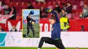 Mógł być na emeryturze. Tak Szczęsny haruje na treningu Barcelony