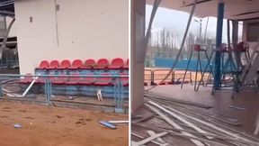 Rosyjski dron spadły na obiekt sportowy. Trenowała tam ukraińska gwiazda