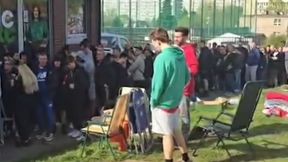 Sceny w Szczecinie. Niektórzy zarwali noc