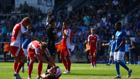 Dramatyczne sceny w Niemczech. Piłkarz od razu złapał się za gardło