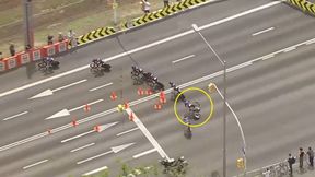 "Cóż za upadek!". Potrzebne były cztery szwy