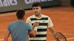 Nieoczekiwany przebieg meczu Carlosa Alcaraza. Wielka forma Francesa TIafoe'a