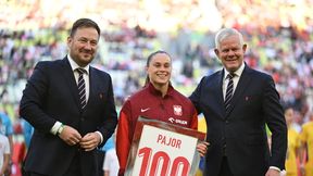 Przeszła do historii. Pajor uhonorowana przed meczem
