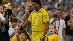 Wielkie show na Stadionie Śląskim. Ronaldinho kłaniał się polskim kibicom