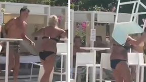 Rzucił krzesłem w kobietę. Szybko ustalili, kim jest