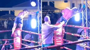 Koszmarne sceny po walce. Zwycięzca porażony prądem