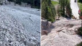 Przerażające nagranie. Potężne osuwisko. A za pół roku igrzyska