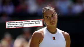 Białoruskie media wprost po porażce Sabalenki. "Najtrudniejsza rywalka"