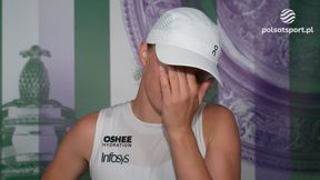 Aż złapała się za twarz. Takiego pytania Świątek nie spodziewała się