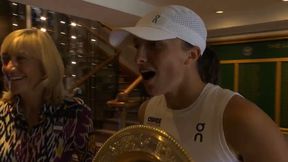 Bezcenna reakcja Igi. W sieci pojawiło się nagranie