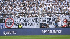 Zwrócili się do Niemców. Taki transparent pojawił się w Poznaniu