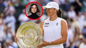 Dwa słowa. Świątek zwróciła się do żony Beckhama