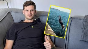 Nie może grać z uwagi na zdrowie. Hurkacz pokazał, co "zalecił mu lekarz"