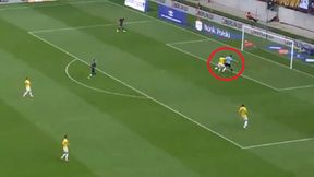 To nie miało prawa się wydarzyć. Fatalne zachowanie bramkarza Pogoni [WIDEO]