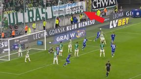 Zobaczyła to cała Polska. Baner o Karolu Nawrockim na meczu w Gdańsku