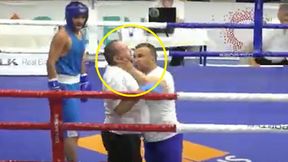 Skandal na ME. Rzucił się na sędziego i zaczął go dusić