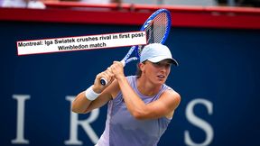 Ależ słowa o Świątek! "Powróciła w chwale i majestacie"