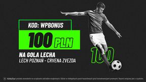 Poznańska lokomotywa się nie zatrzyma? 100 zł za gola Lecha z Crveną Zvezdą!