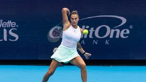 W drugim secie mecz Aryny Sabalenki nabrał rumieńców