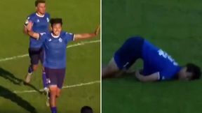 Sceny w Rosji. Strzelił bramkę i... trafił do szpitala [WIDEO]