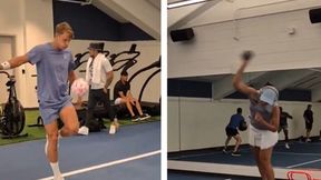 Pokazali nagranie sprzed meczu Świątek. Trzy gwiazdy na kilku metrach