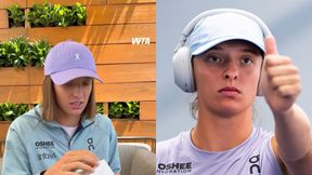 Świątek nie czuła się komfortowo. Ten prezent wprawił ją w zakłopotanie