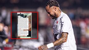 Neymar rozpłakał się po meczu. Później pokazał, co napisał do niego syn