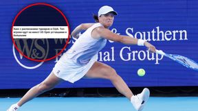 "Chaos". Rosjanie alarmują przed US Open. I nagle takie słowa o Świątek