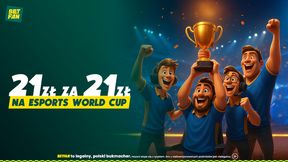 Odbierz 21 złotych za postawienie 21 złotych na Esports World Cup od BETFAN!