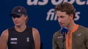 Przegrał ze Świątek finał. Stanął przed mikrofonem. "Przepraszam"