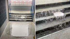 Dramat w Barcelonie. Są nagrania ze spustoszenia nowego Camp Nou