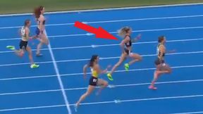 60 m przed metą była druga. A później Bukowiecka włączyła turbo