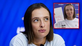 Oto co Świątek napisała na kartce przed US Open