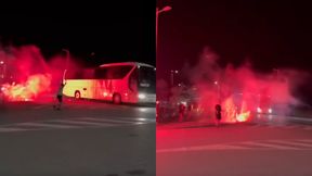 Autokar z piłkarzami Jagiellonii zaatakowany. Pojawiło się nagranie