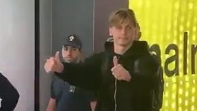 Gwiazda Legii już w Rzymie. Tak powitali Ziółkowskiego