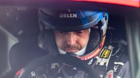 Kajetanowicz zderzył się z głazem. Poważny wypadek polskiego kierowcy