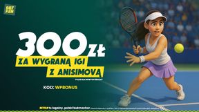 Postaw 20 zł i zgarnij 300 zł za wygraną Igi z Anisimową! Polka murowaną faworytką