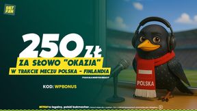 Pewna kasa! 250 zł za słowo "OKAZJA" w meczu Polska - Finlandia