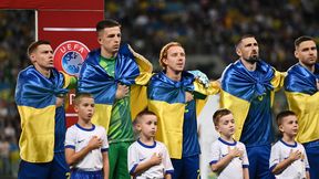 Ukraińcy grali we Wrocławiu. Na banerach pojawił się zwrot do Polaków