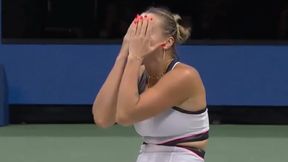 Emocje puściły. Tak zareagowała Aryna Sabalenka po ostatniej piłce [WIDEO]