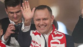 Nawrocki po meczu poszedł do szatni Polaków. PZPN pokazał zdjęcia