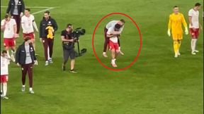 Nagranie z Lewym niesie się po sieci. Oto co zrobił po meczu