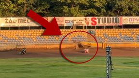 Żużel. Koszmarny wypadek w Grudziądzu. Zawodnik Ostrovii wypadł za tor