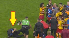 Bójka po meczu Ekstraklasy. Ucierpiał kamerzysta