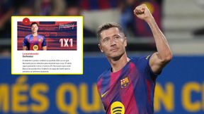 Tak oceniono Lewandowskiego za show w niedzielnym meczu