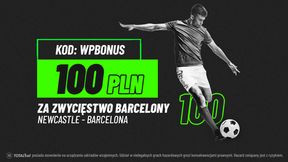 Kurs 100 na wygraną Barcelony z Newcastle w TOTALbet