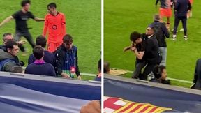 Sceny po meczu Barcelony. Musiała interweniować ochrona