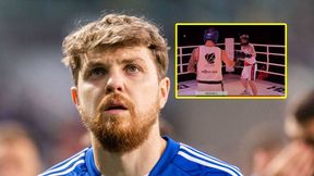 Był gwiazdą ekstraklasy, a teraz został bokserem. Jest nagranie z ringu