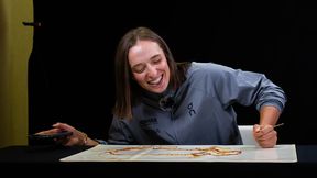 Miała narysować... konia. Świątek rozbawiła internautów