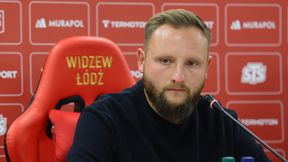 Trener Widzewa Łódź widzi postęp. "Musimy znaleźć balans"